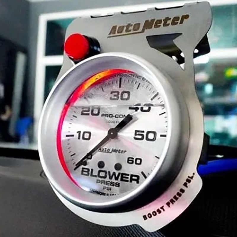 Durable Essential 【ITSOK】New5-color light Auto Meter (Boost/Blower) Diesel 4x4 Car Autometer (0-35)(0-60) PSI - Image 2