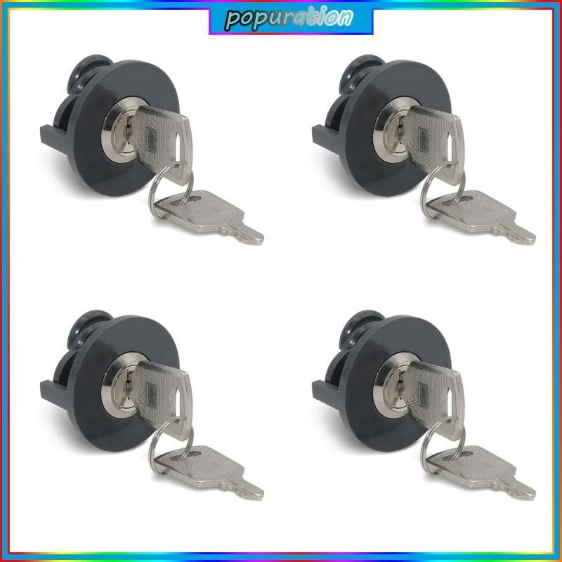 POP 4Pieces Prevent Electricity Theft Socket Lock Save Electricity Cost Lock Easy to Manage Durable Plastic Socket Lock