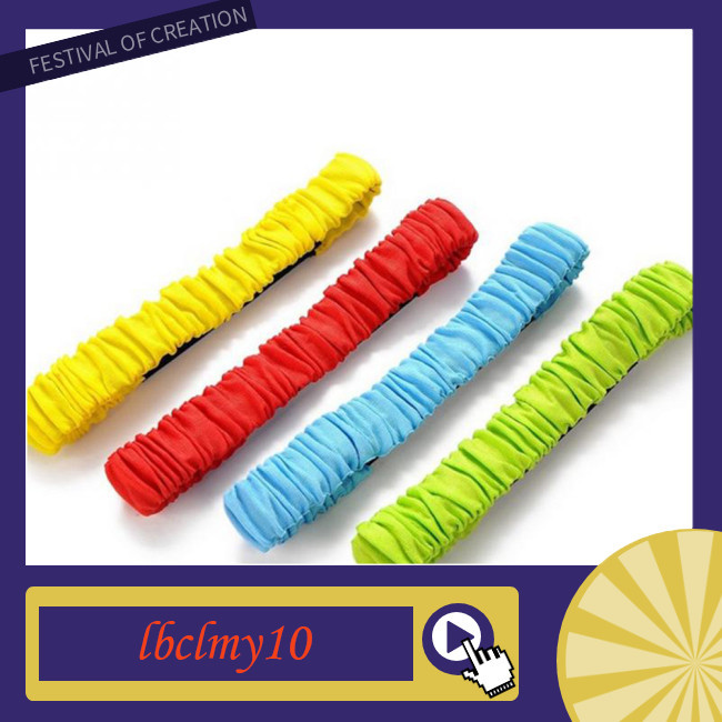 LBM 3-legged Race Bands Elastic Tie Rope Foot Running Outdoor Sports Game Cooperative Training Toys For Kids Parents