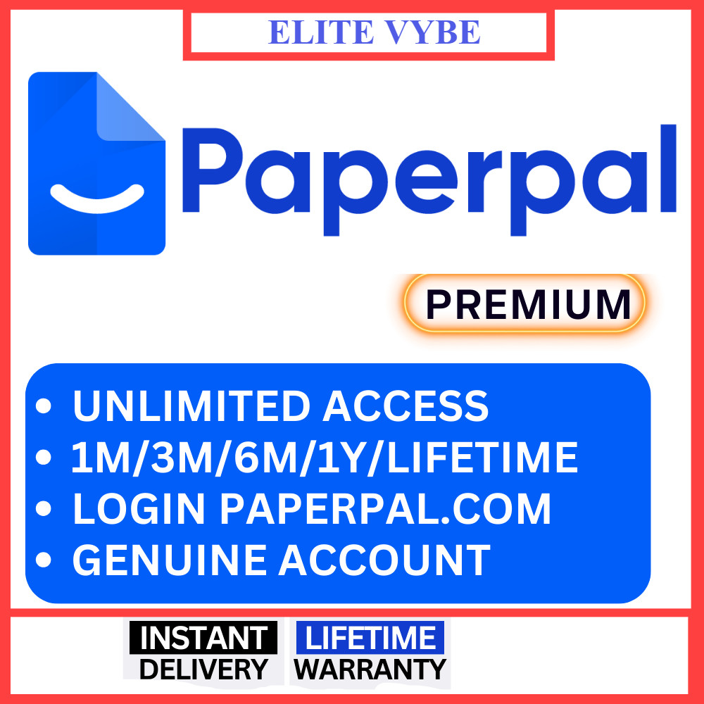 Elite Stable Paperpal Prime Premium Account: AI Checker and Online Academic Writing Tools for Researchers Elite Vybe