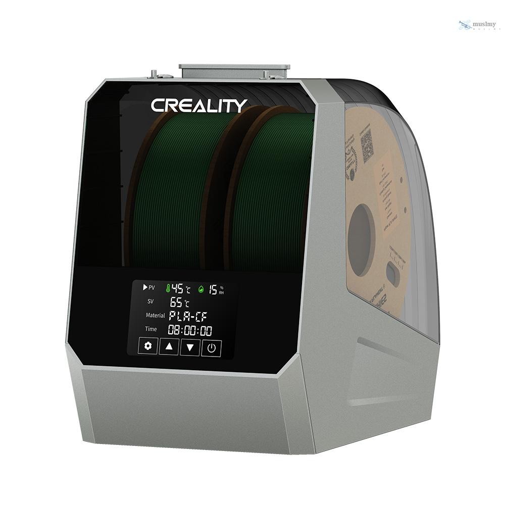 [muslmy] Creality Space Pi Filament Dryer Plus 3D Printer Upgraded Filament Dehydrator Storage Box with Advanced PTC Heating Technology Timer Function LCD Touchscreen Support Nylon