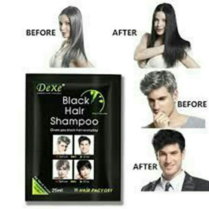 Black hair shampoo(1box 10sachet)