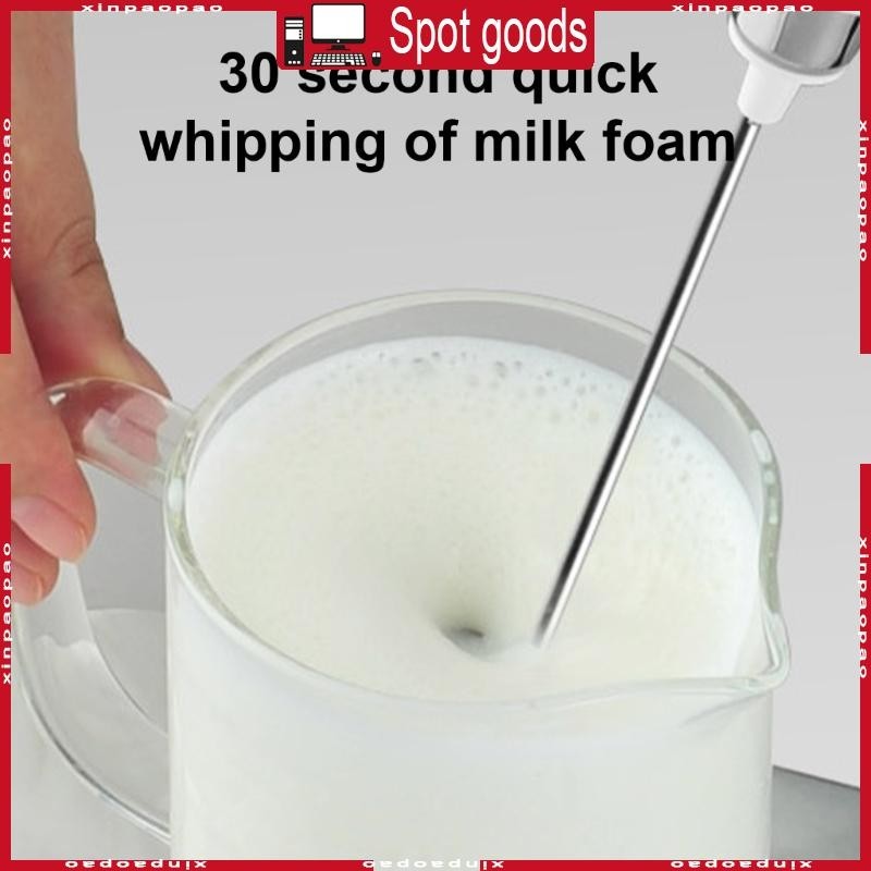 XI Rechargeable Milk Frother Handheld Electric Foam Maker Waterproof Whisk Drink