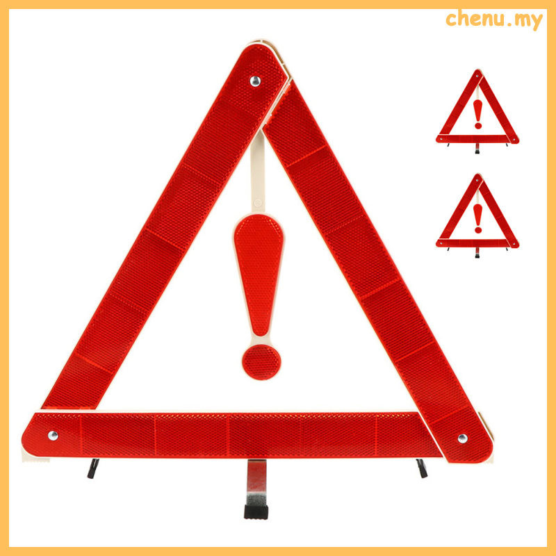 【in stock】 Warning Triangle Reflective Road Markers Triangles Highway Sign