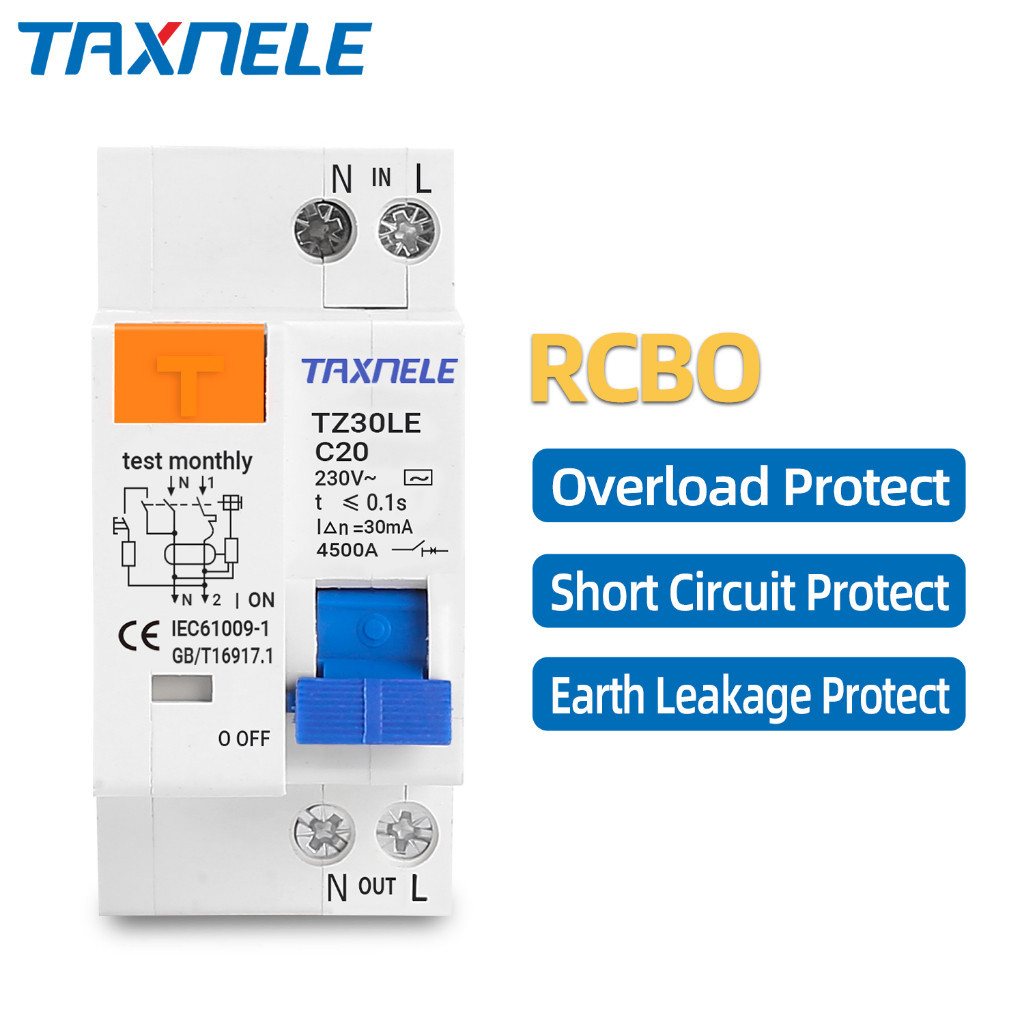 Versatile Have DZ30LE DZ40LE EPNL DPNL 230V 1P+N Residual Current Circuit Breaker Over Short Leakage Protection RCBO ... - Image 4