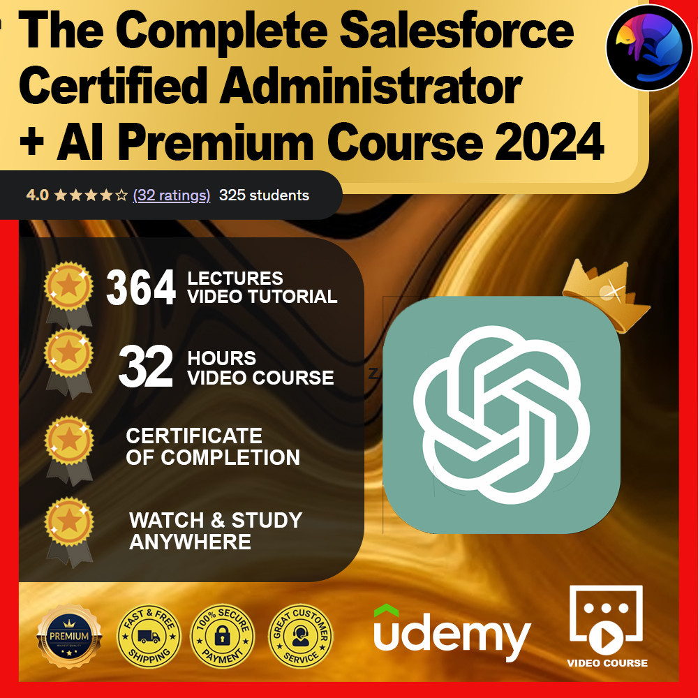 [Video Course]The Complete Salesforce Certified Administrator Course + AI