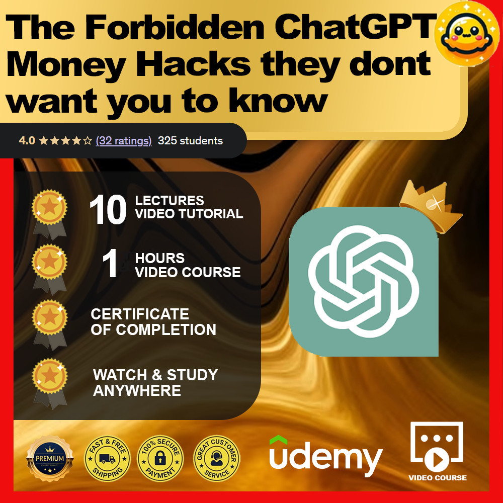 [Video Course] The Forbidden ChatGPT Money Hacks they dont want you to know