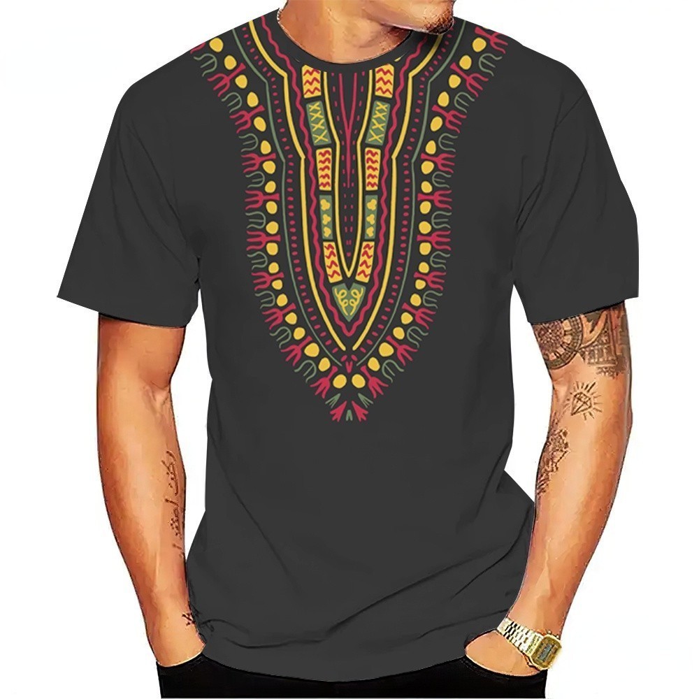 2024 Latest 3D Printing Bohemian Style African Noble Tribe Shirt ,Convenient Quick-drying Breathable Fiber Materials Jersey.Outdoor Sports Exclusive Clothing