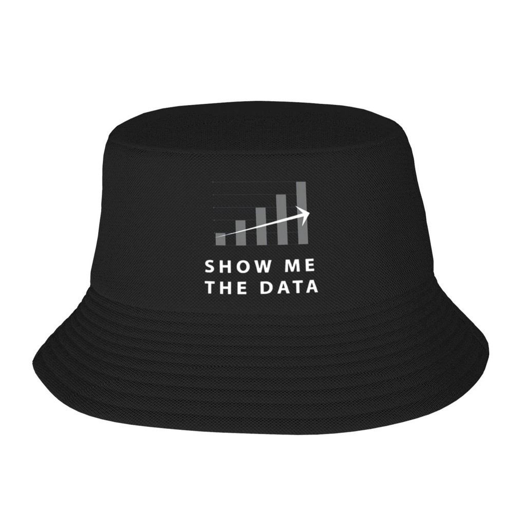 Show Me The Data Geek Science Math Adult Fisherman's Hat