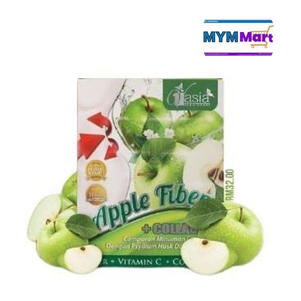 V'Asia Apple Fiber Plus Collagen 10 Sachet 15g