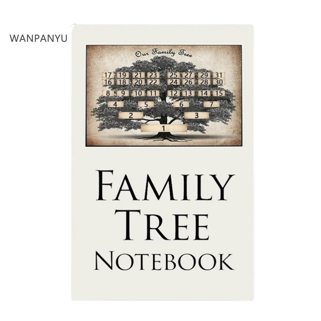 wanpanyu Heritage Preservation Journal Genealogy Journal Family Tree Notebook Ancestor Record Gift for Southeast Asian Buyers