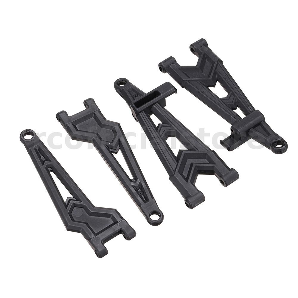 4PCS HBX 2996A 1/10 RC Car Parts Suspension Upper Lower Arm Left Right Front/Rear Vehicles Models Spare Accessories T2006T/T2007