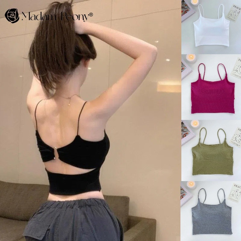 Ins Hot Girl Sexy Backless Beautiful Back Vest Women's Wrap Chest Bottoming Outer Wear Tube Top Top
