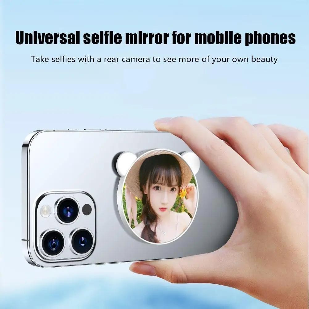 Selfie Mirror MagSafe Smartphone Magnetic Accessories for Apple 15 14 13 12 Pro Max Plus