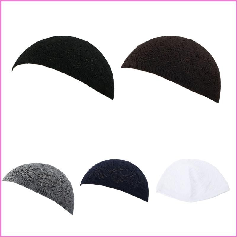 Royal Muslims Men Prayer Hats Male Beanies Caps Kippah Homme Hat Islamic Ramadans Caps