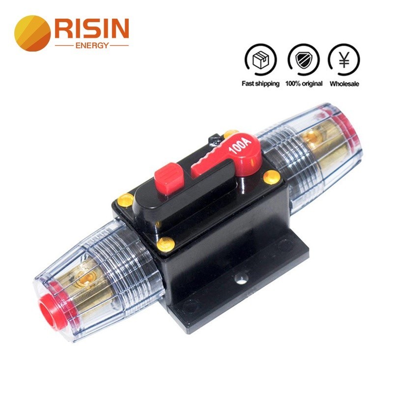 Have Premium Guaranteed Quality RISIN 100A 50A 60A 80A 150A 12V 24V Car Truck Audio Amplifier Circuit Breaker Fuse Ho...