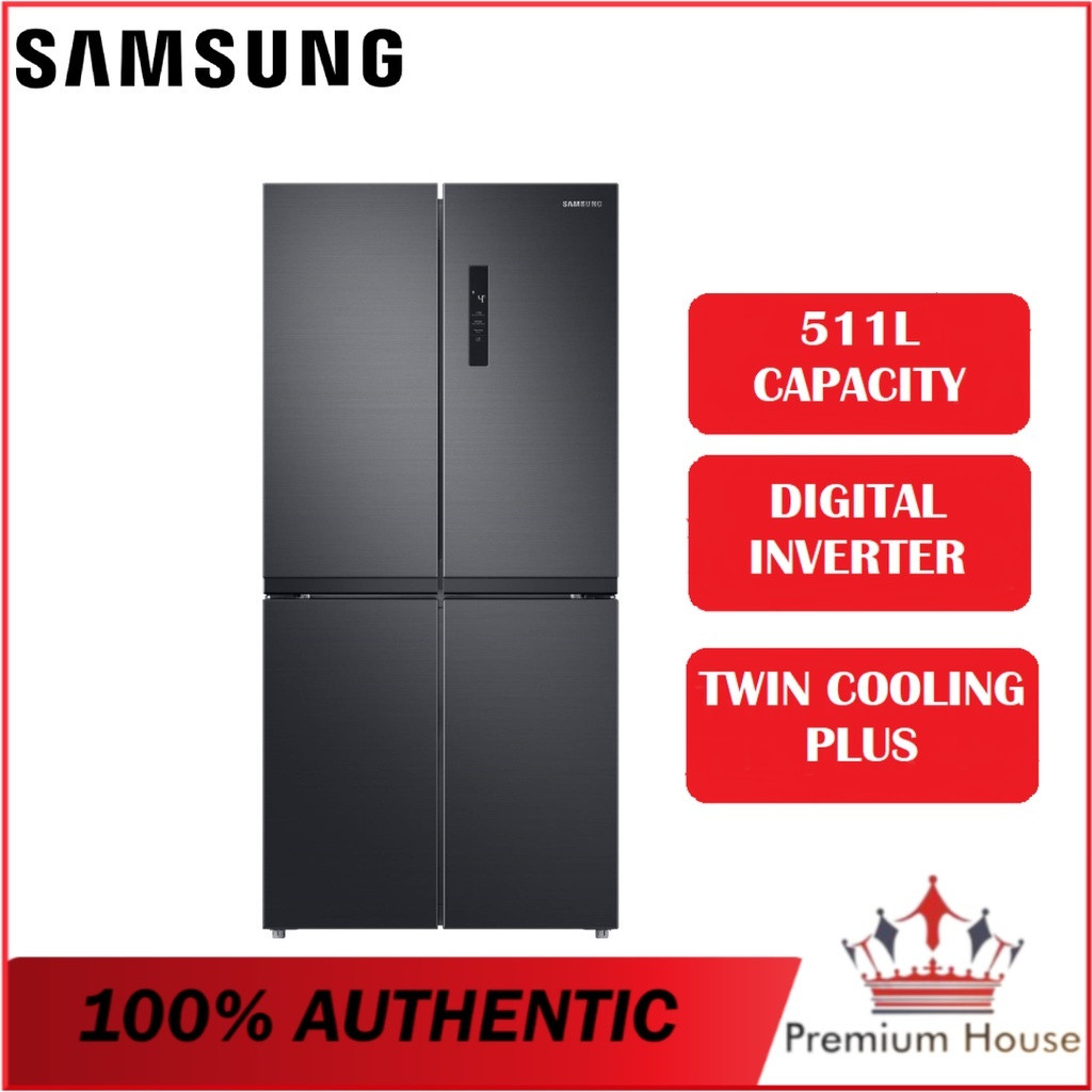 [MELAKA] SAMSUNG RF48A4000B4/ME 511L FRENCH DOOR INVERTER FRIDGE/REFRIGERATOR WITH TWIN COOLING