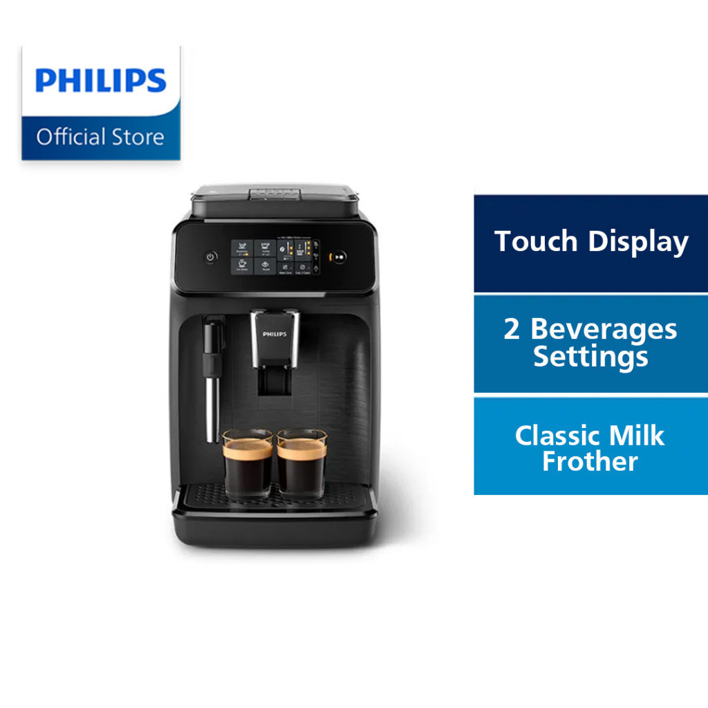 Philips 1200 Series Classic Milk Frother Fully Automatic Coffee Machine EP1220/EP1220/00