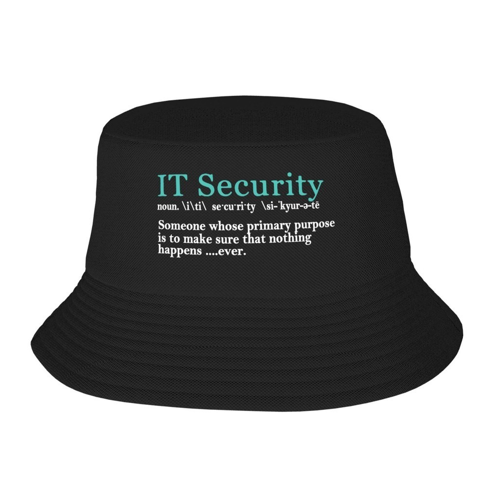 It Security Cyber Security Definition Adult Fisherman's Hat