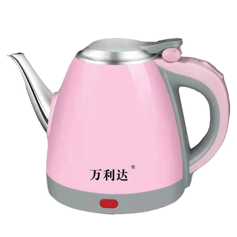 New Style New Style#万利达电烧水壶1. 2l Long-mouth Water Bottle Food Stainless Steel Automatic Power-off Electric Water Bottle Double-layer Anti-