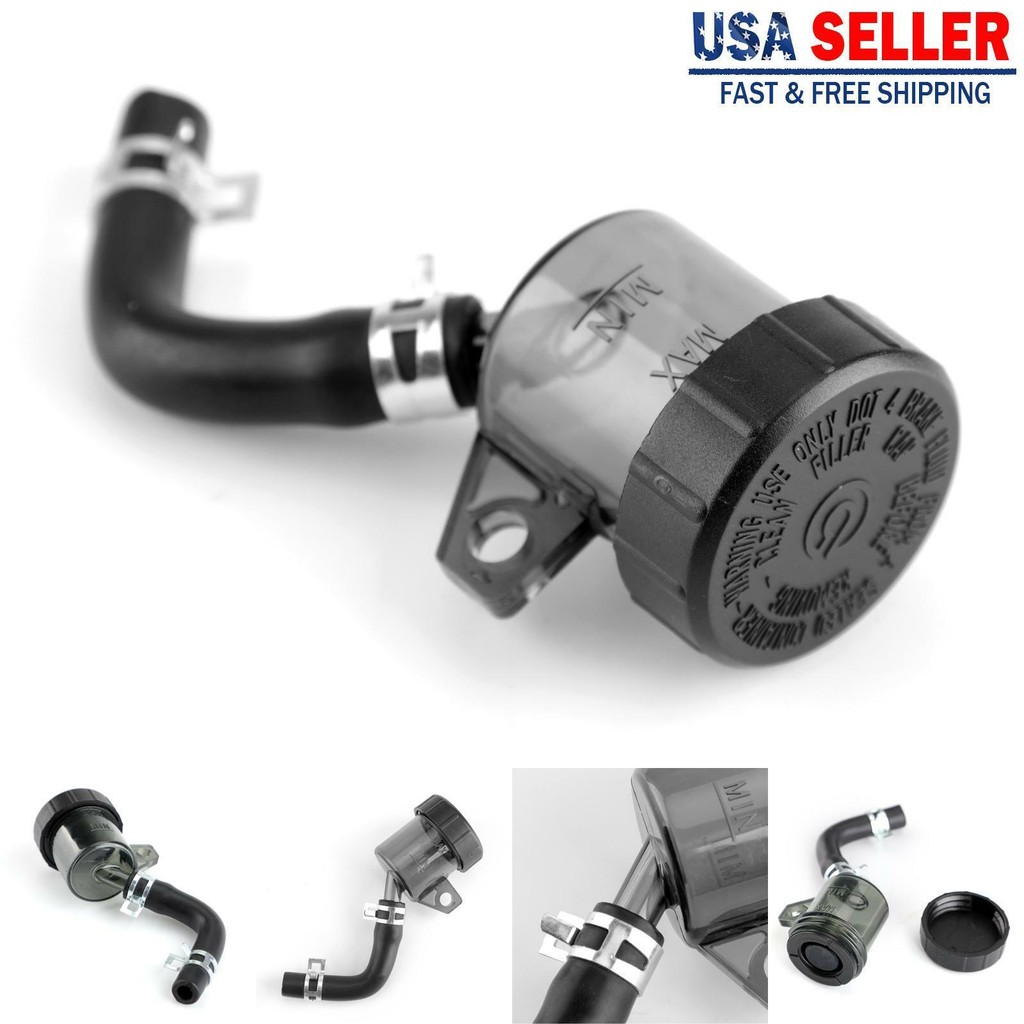 Universal Motorcycle Rear Brake Master Cylinder Oil Cup Fluid Reservoir