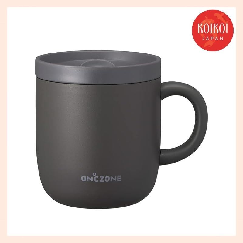 Doshisha Cat-themed mug cup "Recommended for Cat lovers" 260ml Black ON℃ZONE