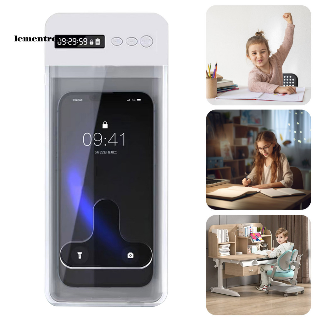 Self-discipline Phone Box Phone Lock Box Digital Phone Detox Box with Timer Lcd Display Prevent Phone Addiction Encourage Self-discipline Ideal for Adults Children