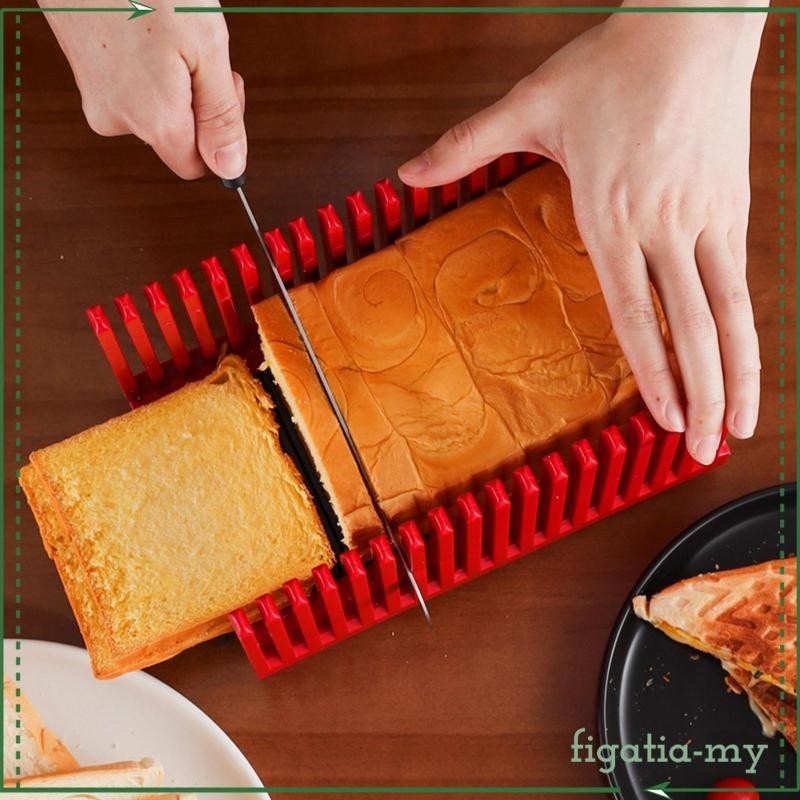 [FigatiaMY] Toast Bread Bread Picker, Bread Slicers, Baking Tool, Foldable Bread Machine,