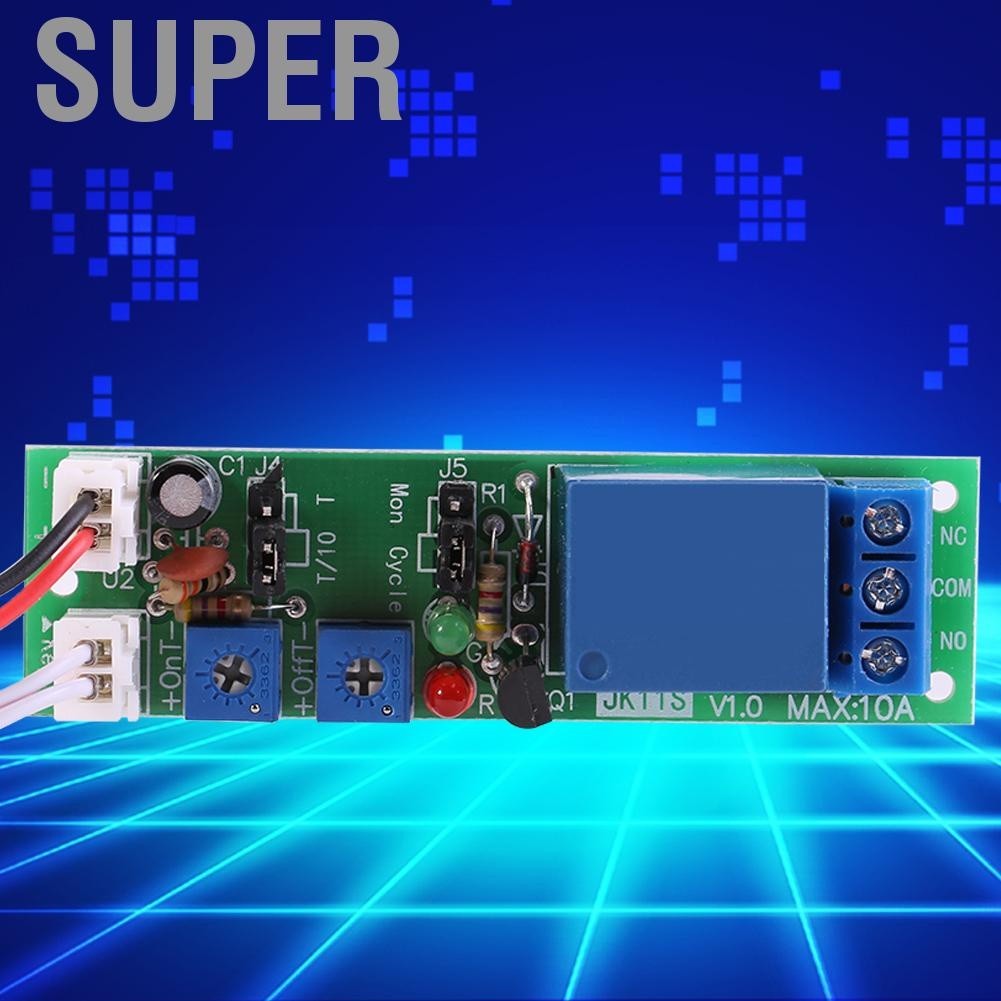 Must Multi DC 5V 12V 24V Cycle Timer Delay On/Off Switch Relay Module Versatile - Image 4