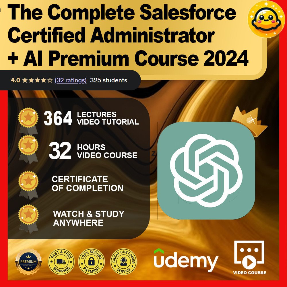 [Video Course]The Complete Salesforce Certified Administrator Course + AI