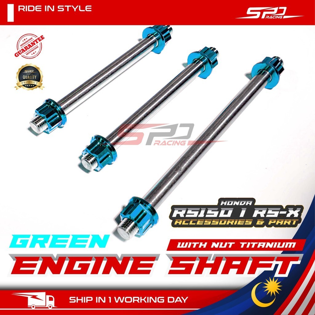 RS RSX Engine Shaft with Nut Titanium for HONDA RS150 / RSX150