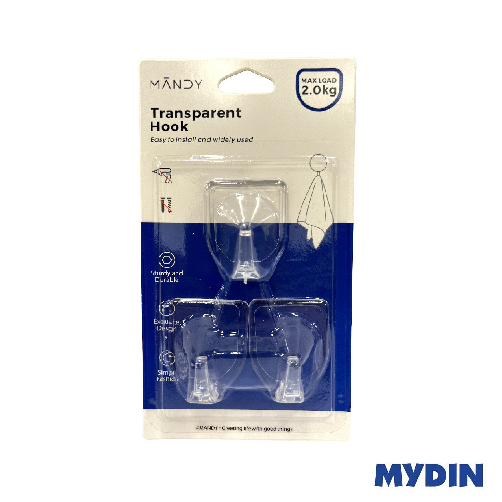 Mandy Transparent Hook (3's) 2311WM185-014