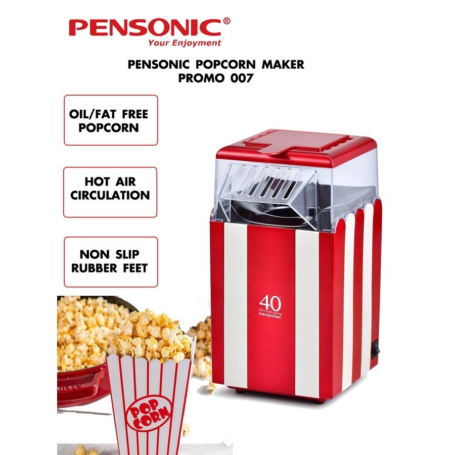 Pensonic 40th Anniversary Popcorn Maker (Oil free, Healthy) PROMO-007