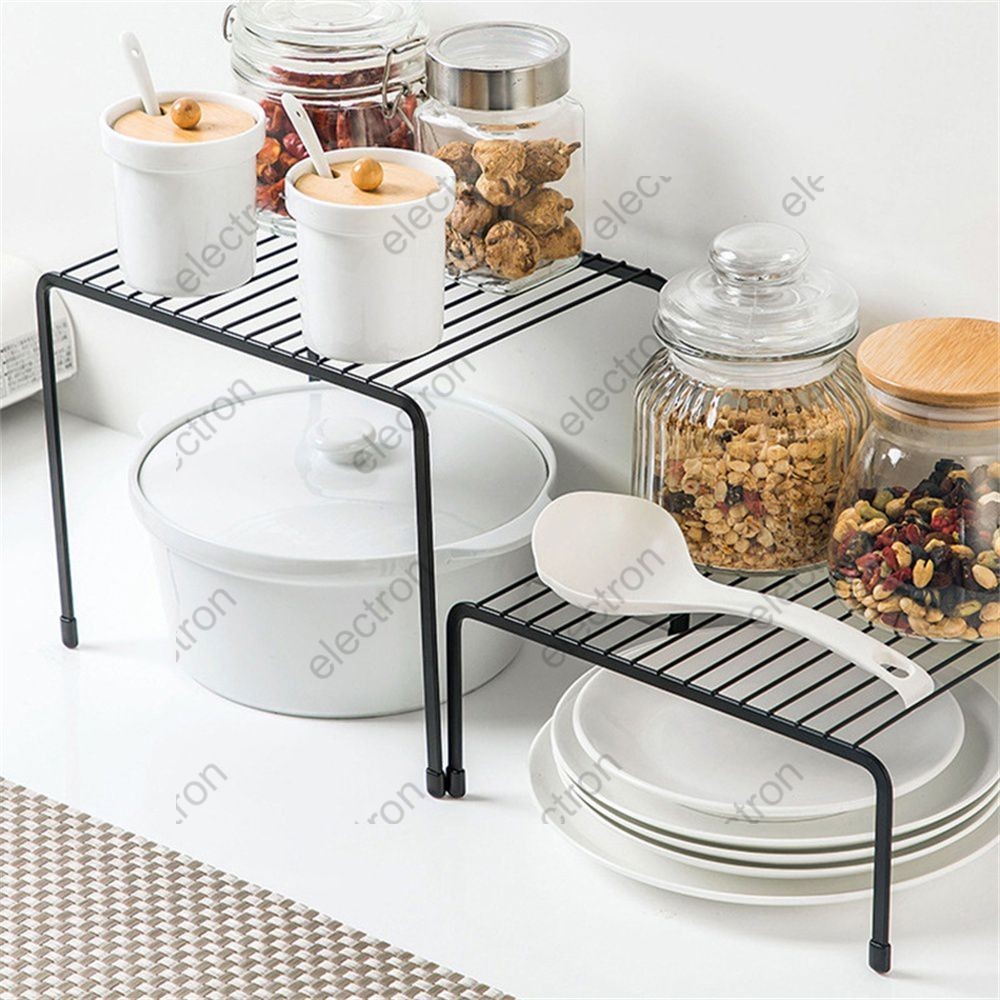 Shelves Household Storage Supplies Multifunctional Rack Kitchen Organizer Iron Spice Jars Holder Kitchen Plates Storage Rack Storage Rack Sink Racks Election