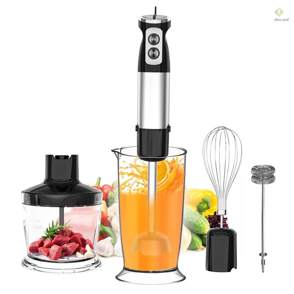 Blender Five Pieces Home 800W Big Power Cooking Machine Handheld Whisk Crush Rod Grinding Cup Meat Grinder Bowl Combination Food Supplement Juicer