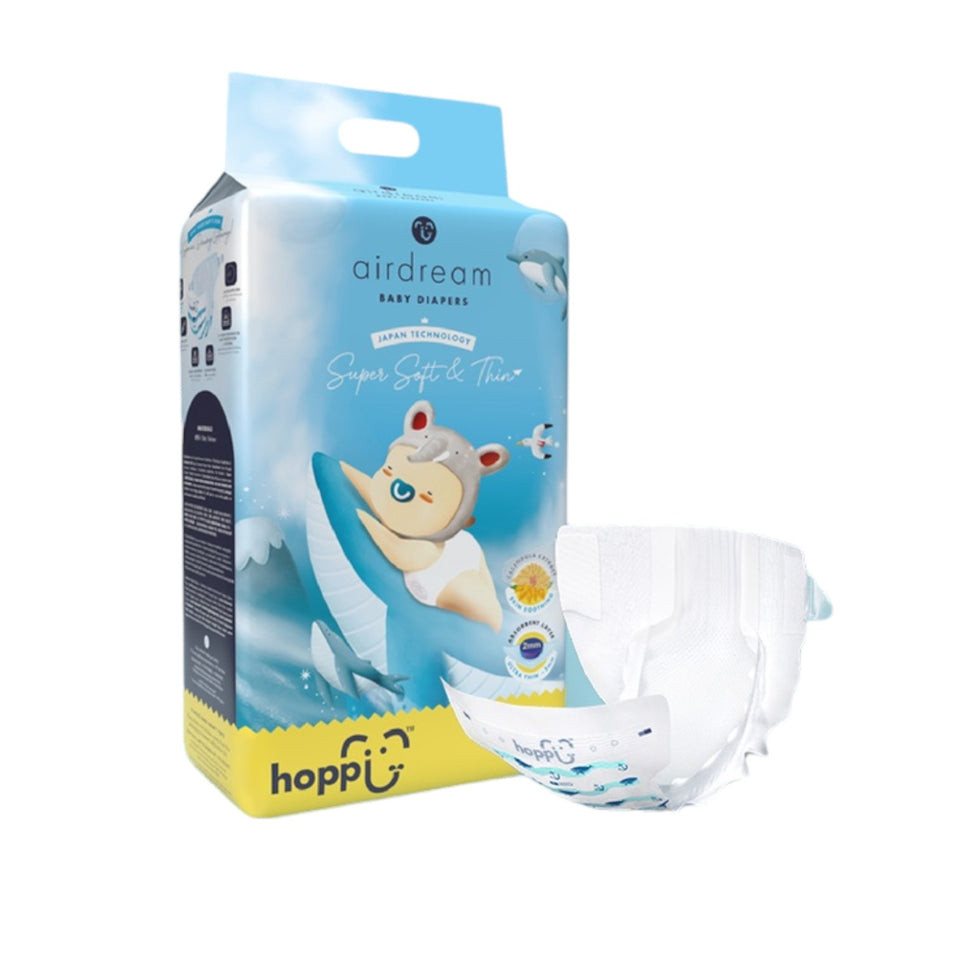 Hoppi AirDream Baby Diaper Tape NB66/S56/M48/L40