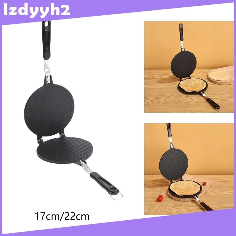 [LzdyyhacMY] Egg Roll Waffle Maker Ice Cream Cone Pan Baking Pan Egg Roll Crepe Pan for Food Stalls Cake 