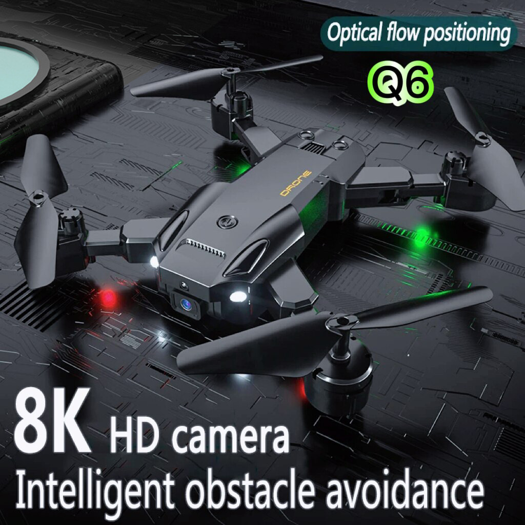 5G 8K HD Drone Professional Dual Camera Wifi FPV Avoidance Fold Quadcopter Optical Flow Position RC Distance100M UAV Bat