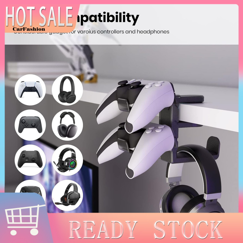 Gaming Accessory Organizer Gaming Accessory Holder 360-degree Rotating Gaming Headset Stand Controller Holder Universal Pc Accessory Rack for Southeast Asian Gamers