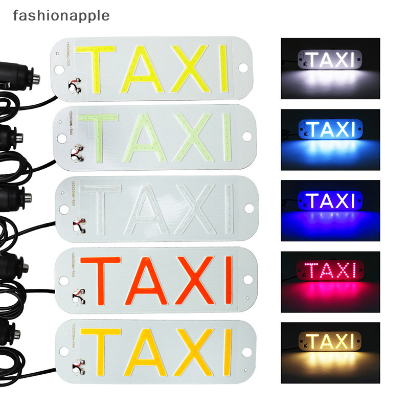 FAMY Taxi Light Taxi LED Sign Decor Logo Flashing Hook On Car Window Car Charger Inverter For Driver FAA