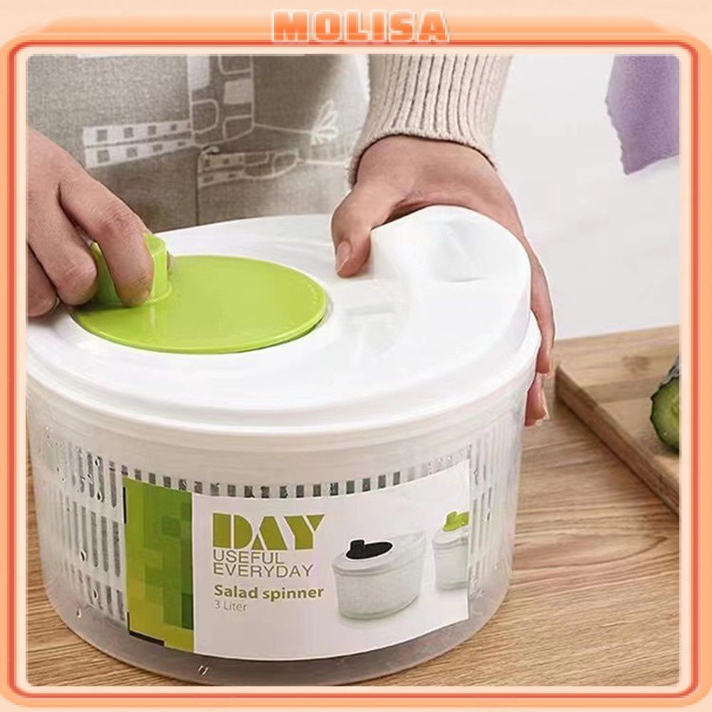 Vegetable Dehydrater Household Salad Dehydrator Dehydrater Vegetable And Fruit Water Throwing Salad Spinner Salad Storage Box -molisa