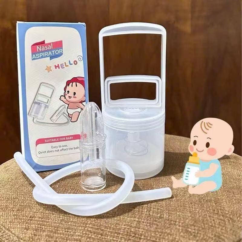 Malaysia dalam stok Manual Baby Nasal Aspirator Reusable Washable Safe for Infants