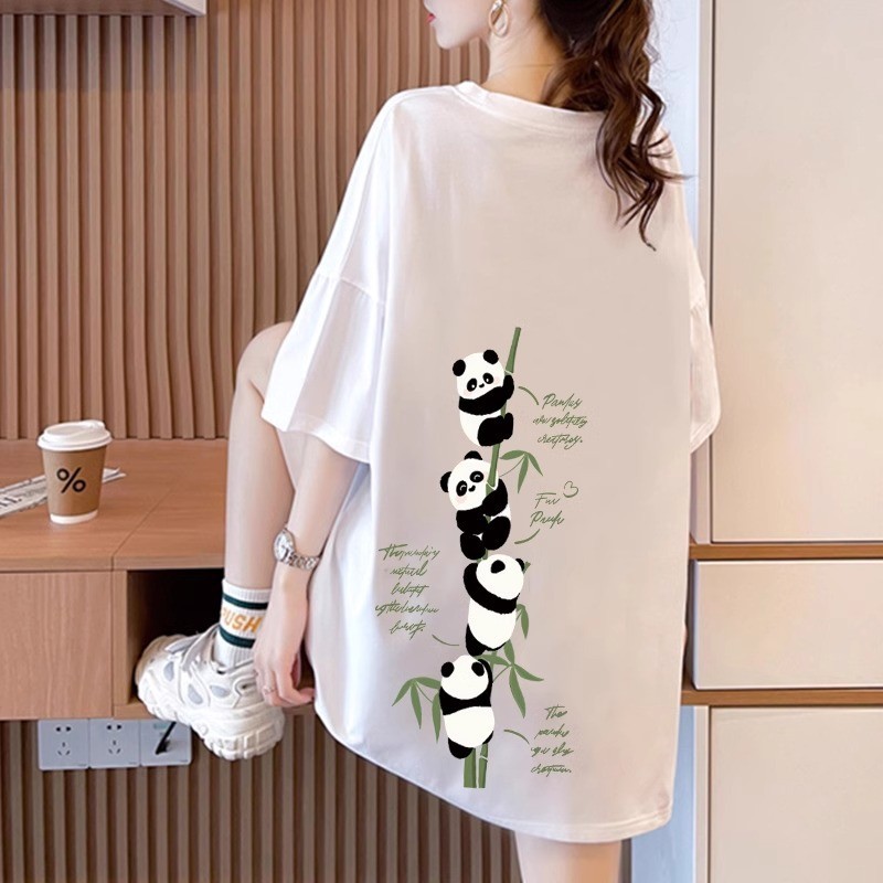（✨24Hour shipping✨）Maise Summer new 100% pure cotton short sleeved T-shirt for women/men loose oversized