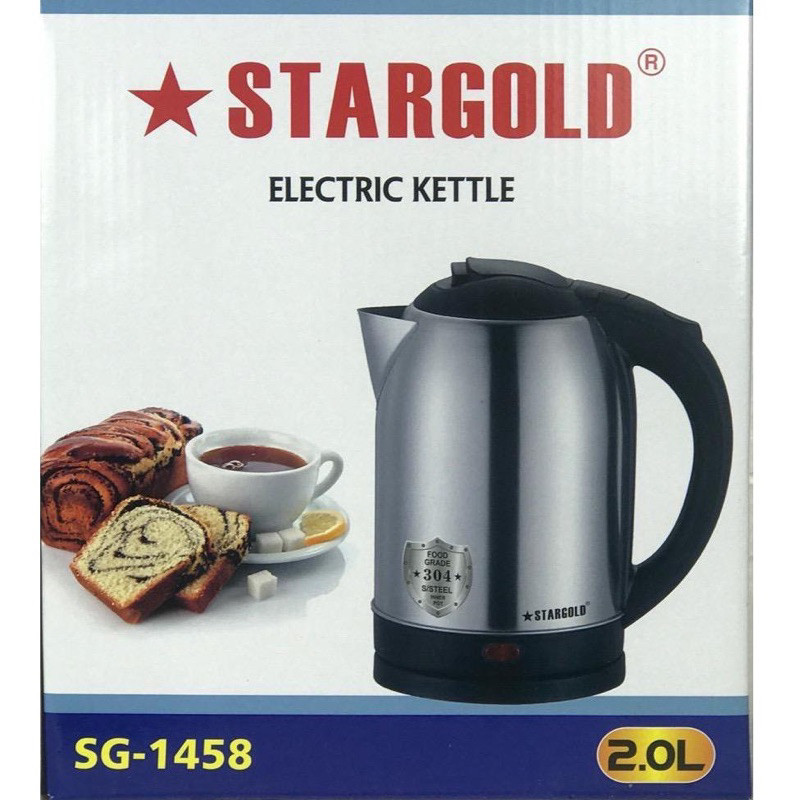 ELECTRIC KETTLE .. STARGOLD SG-1454/1458 stock Ready in Malaysia