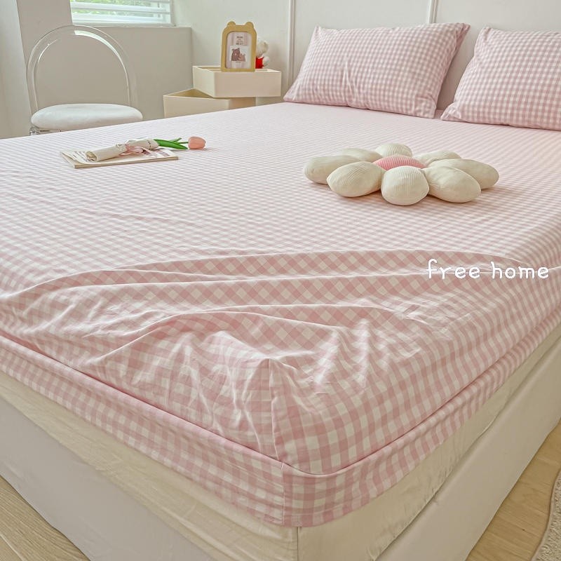 Ramadan Japanese Lattice Printed Fitted Bedsheet Pillowcase Single / Super Single/Queen / King/super king Size bedsheet