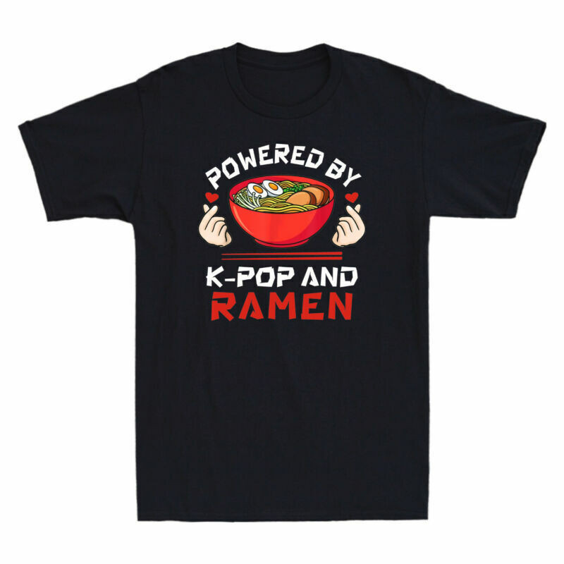 T-Shirt By Vintage Powered K-Pop And Men'S Merch K-Pop Ramen Merchandise