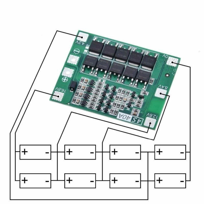 Durable Must BMS 3S 4S 40A PCB Lithium Ion Battery Protection Module DIY Charger Board Versatile Essential - Image 5