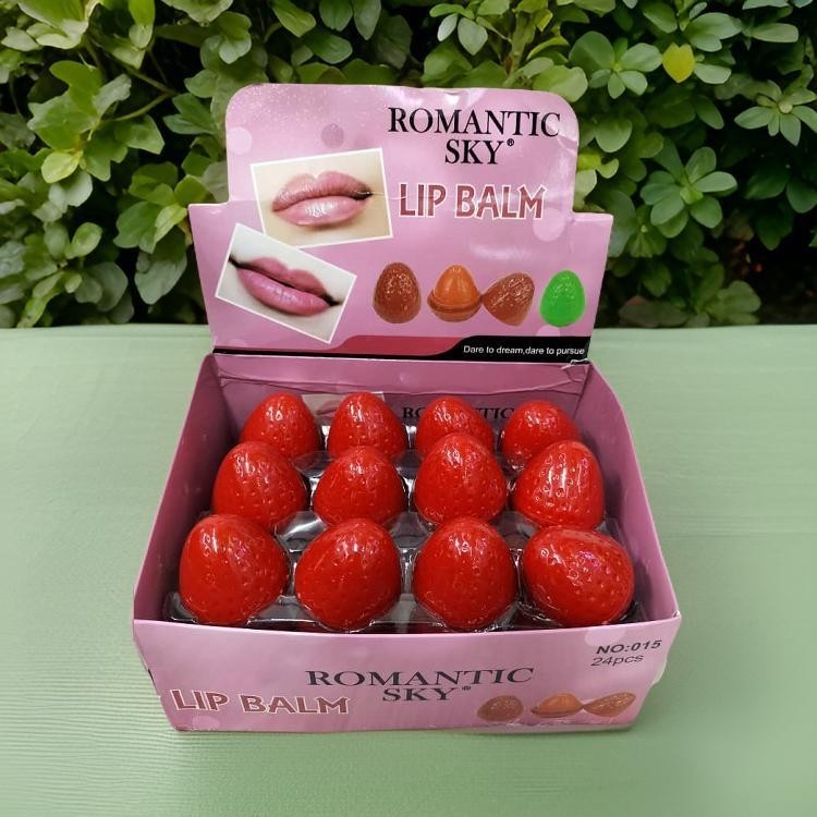 Lip Balm Romantic Sky Glossy 24 Pcs in 1 Box