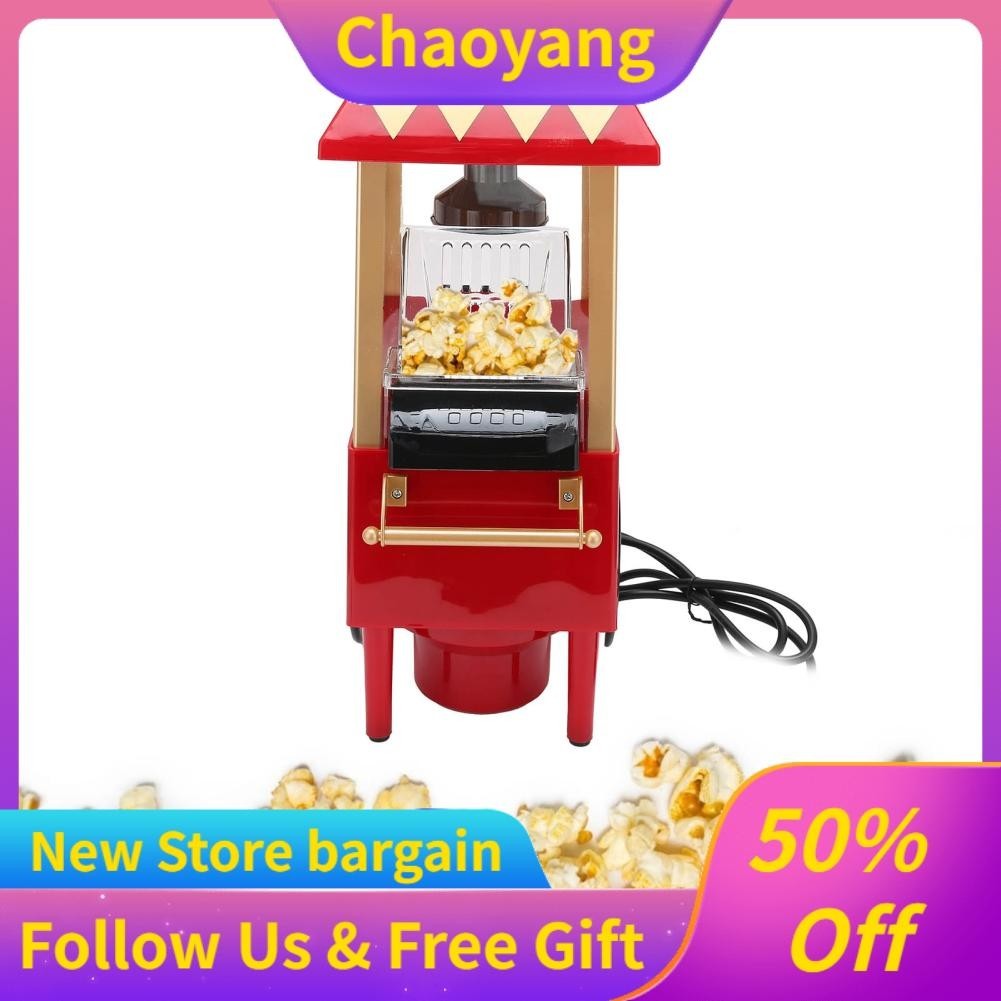 Chaoyangmall Hot Air Popcorn Maker Household Automatic Making Machine Party Birthday Popper Supplies