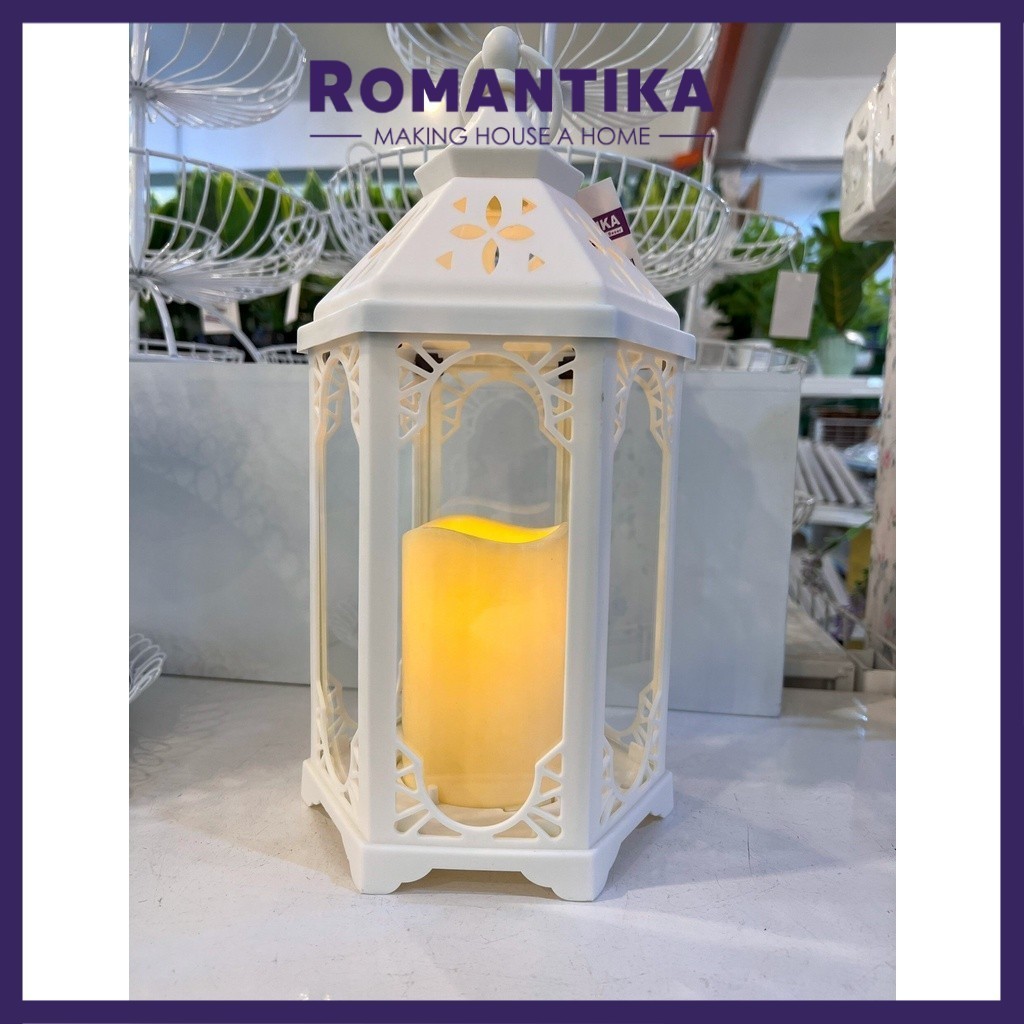 Romantika LED Ambient Lantern Star Stand Hexagon Seasonal Party Wedding Decor fairy light